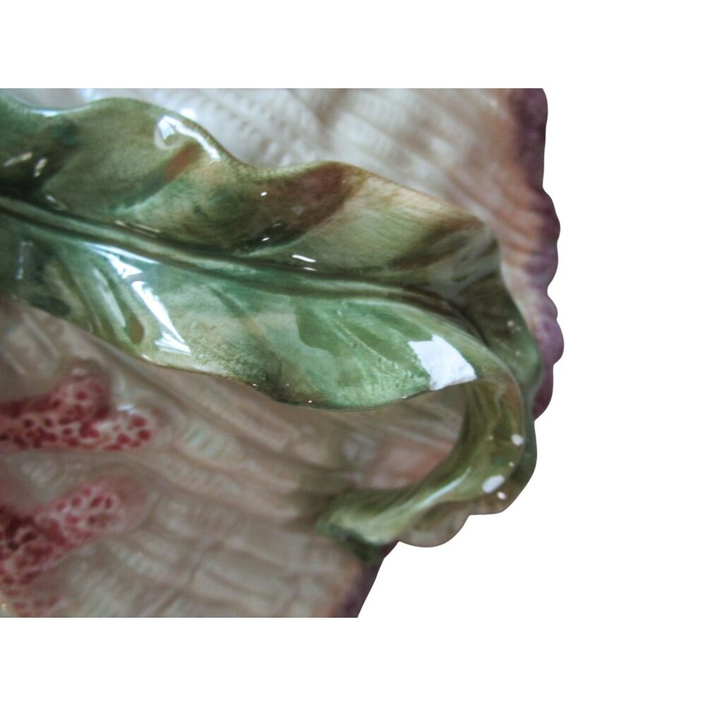 Vintage Fitz & Floyd Oceana Shell  Centerpiece Bowl Y2K Retired GUC Small Chips - Picture 6 of 16